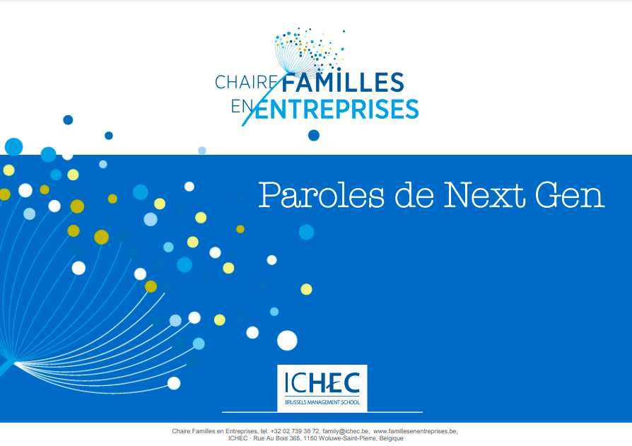 Chaire Familles en Entreprises - observer et décrypter les évolutions des entreprises familiales.